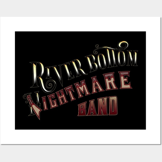 River Bottom Nightmare Band (vers.2) vintage Wall Art by VinylCountdown